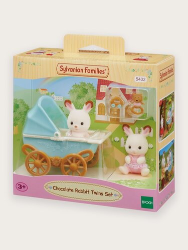 Изображение товара Игровой набор Sylvanian Families 5432 "Двойняшки в коляске", с фигурками, 3+,