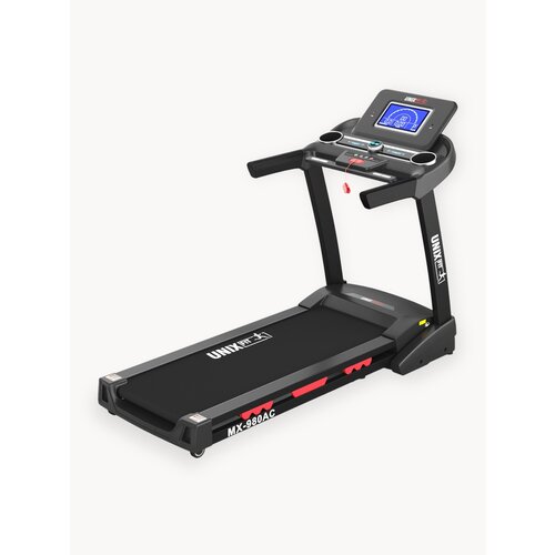 фото Беговая дорожка электрическая unix fit mx-980 ac (lcd) складная, до 140кг, до 20 км/ч, кардиотренажер, тренажер для дома