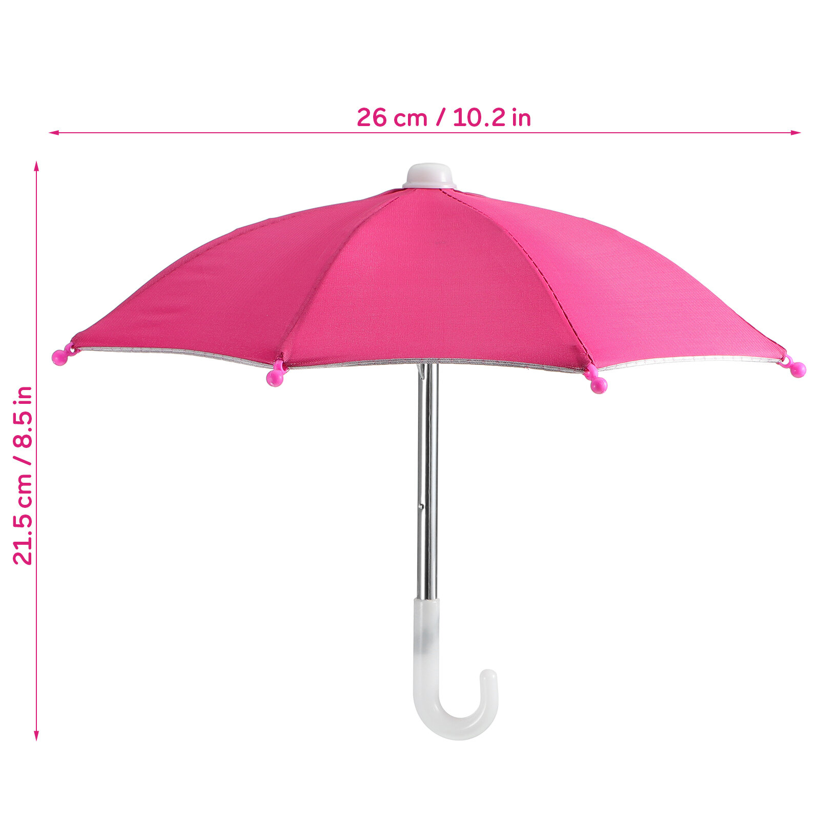 Miniature Umbrella For Doll House Роси Стильное Украшение Миниатюрного Домика 26.00X26.00X21.50Cm