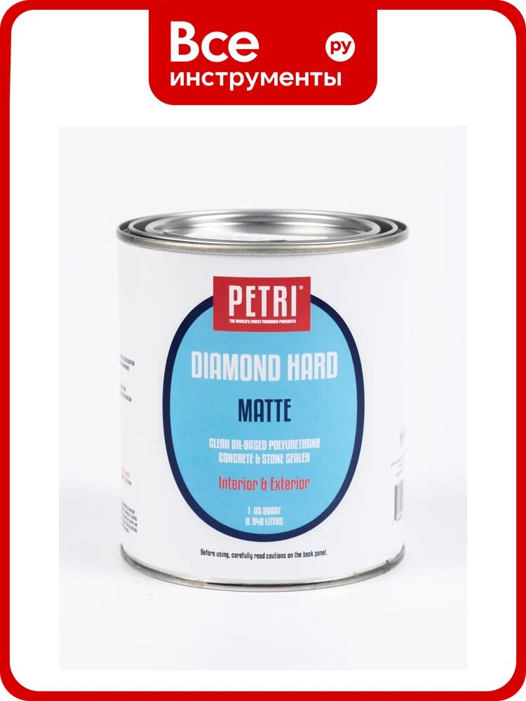 Защитный лак для бетона и камня Petri Concrete & Stone Sealer матовый PC3605400