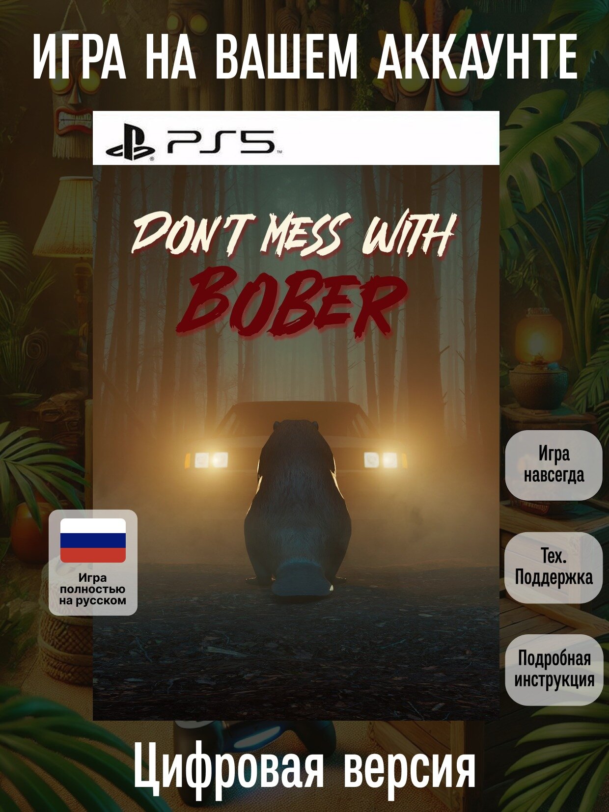 Don't Mess With Bober | PlayStation | полностью на русском языке | Приключения