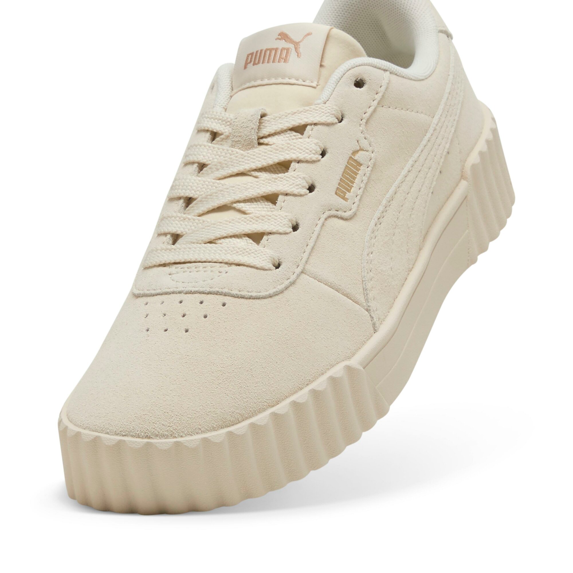 Кроссовки PUMA Carina 3.0 SD, полнота 6 (RU)/ на среднюю стопу, размер 36, бежевый — фото 1