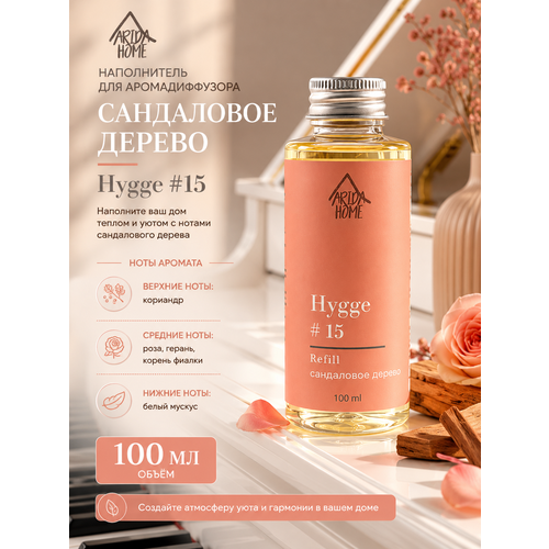 фото Наполнитель для диффузора парфюм для дома hygge рефил arida home