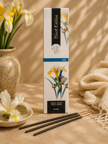 Изображение товара Boles d'olor / Ароматические палочки, благовония 20ед Ирис / Iris (Black Edition)