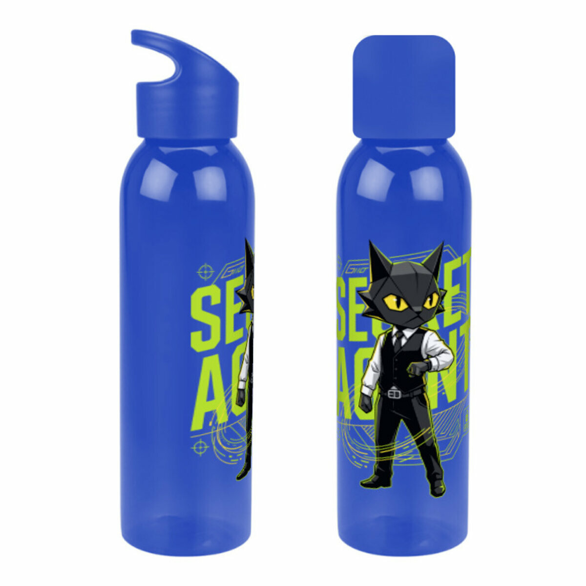 Бутылка для воды «секретный агент больница для животных secret agent» (синий)