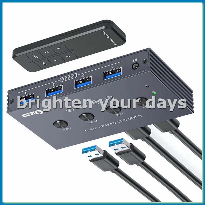 SODIAL USB 3.0 КVM коммутатор