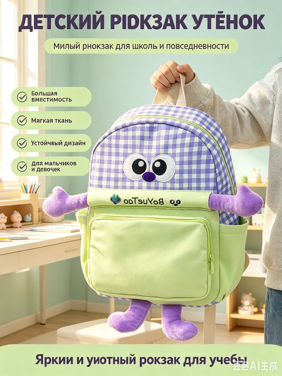 Рюкзак школьный y2k 28*38*12CM