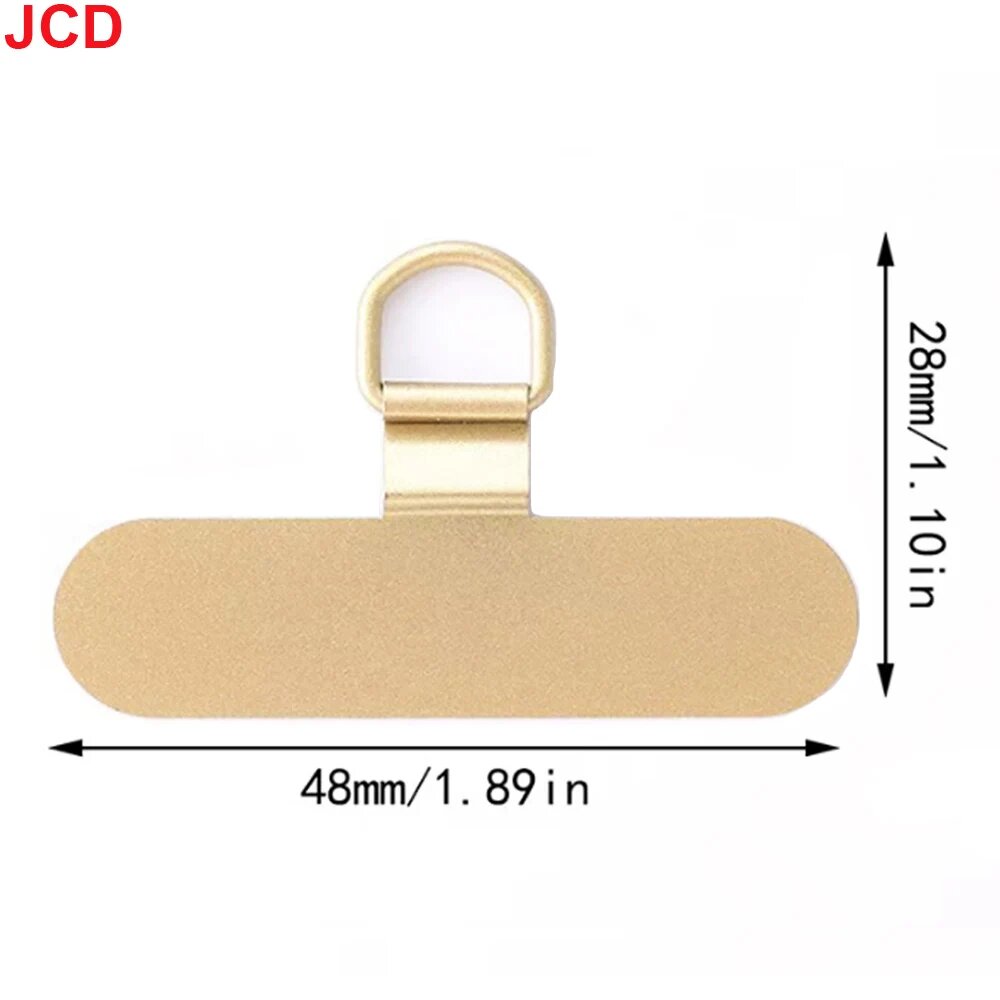 Бежевый металлический ремешок для телефона JCD