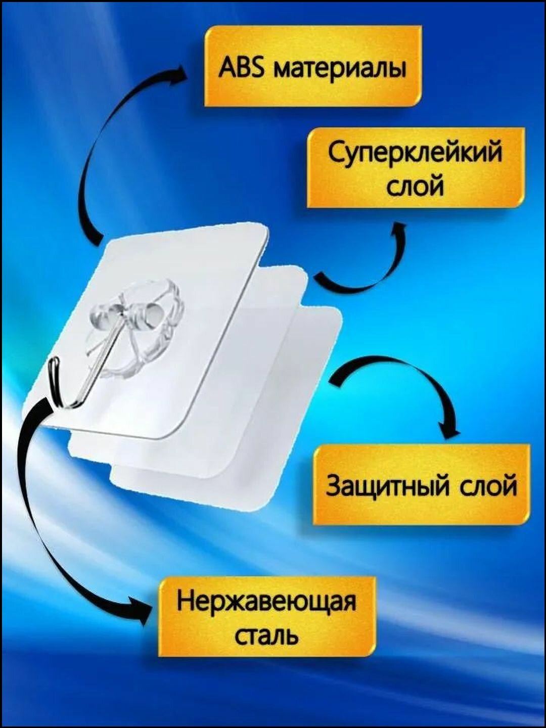Прозрачные крючки на липучке, 10 штук, премиумкачество, универсальные держатели для одежды, полотенец, применяемые в ванной, коридоре и на кухне, выполнены самоклеящимися.