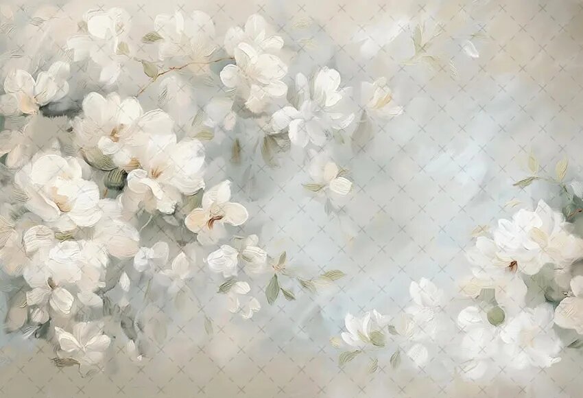 Фотофон цветочный винтажный 150x100 см, цвет 1