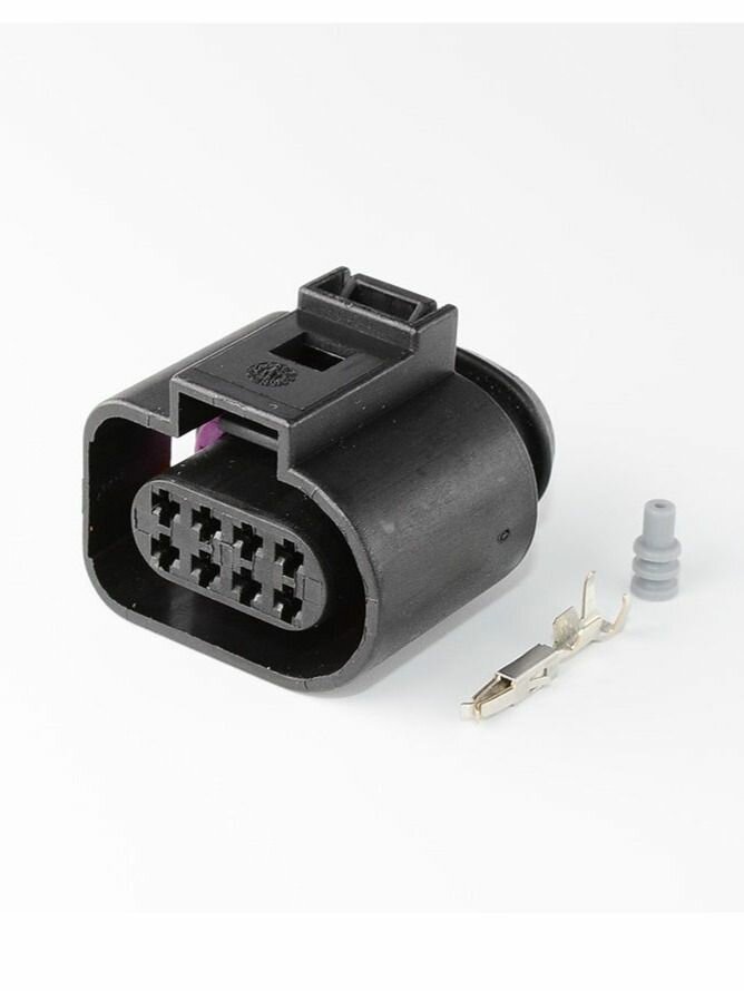Разъем (колодка, фишка) 8 контактный (8 pin) 1J0973714 жгута двери, разъем КПП а/м Audi Volkswagen Skoda SEAT