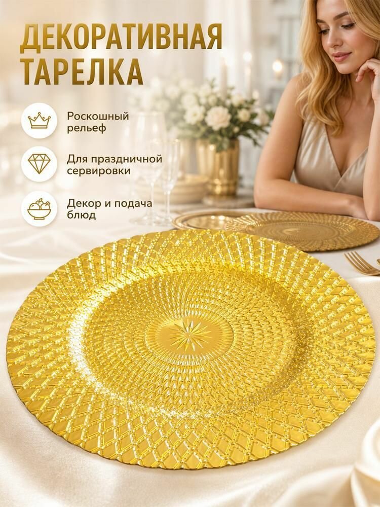 Тарелка десертная 1 шт