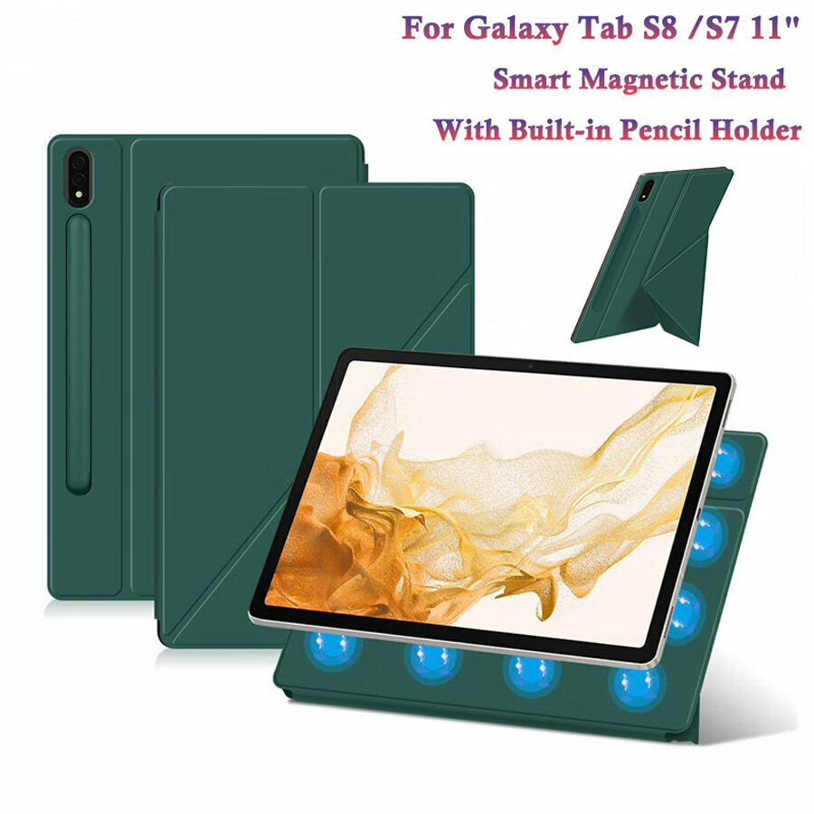 Чехол для Samsung Galaxy Tab S7/S8 11" (T870 X706), с прорезью для пера