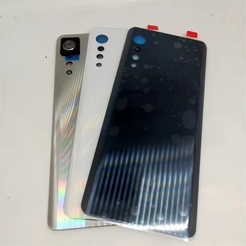 Для LG Velvet 5G G9 G900 LM-G900N (корейская версия) стеклянная задняя крышка White with lens