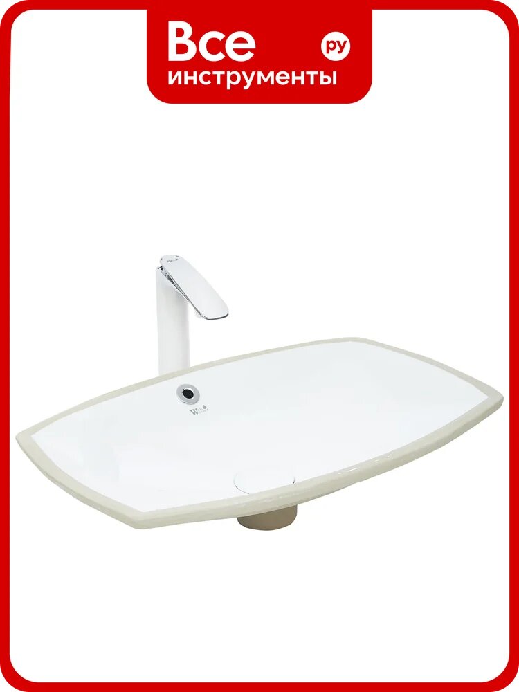 Врезная раковина WeltWasser WW DEILBACH 6076 530х390х130 10000004601
