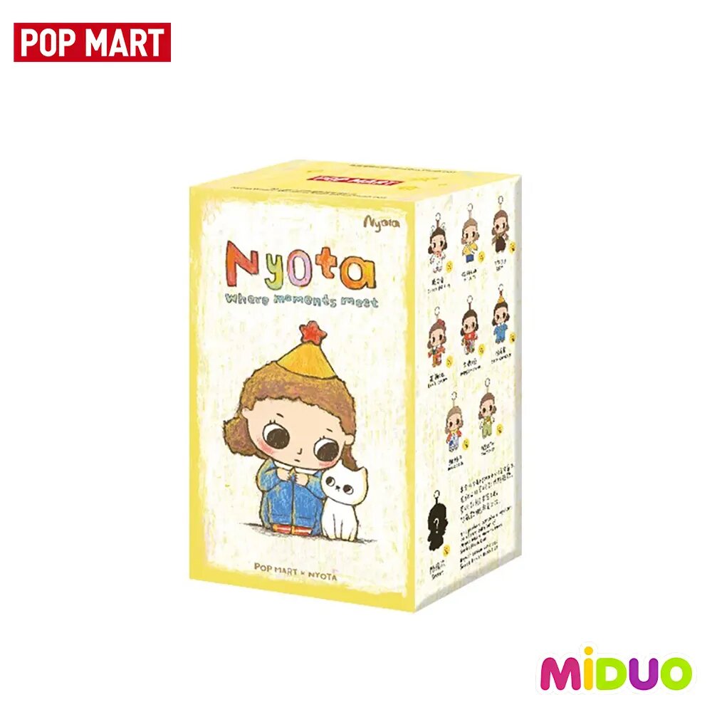 Коллекционная POP MART Nyota Where Moments Meet Series Plush Doll, Подарки,1 шт