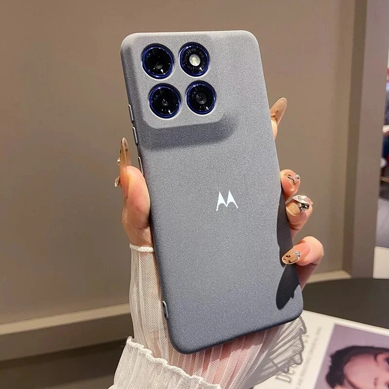 Тонкий Чехол Rock Sand Skin Feel Slim Для Motorola Signature Edge 70 Motorola Edge 70, Серый, GRAY