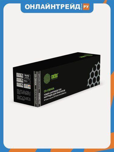 Изображение товара Тонер-картридж Cactus CS-CB540A черный (2200стр.) для HP CLJ CP1215/1515/CM1312