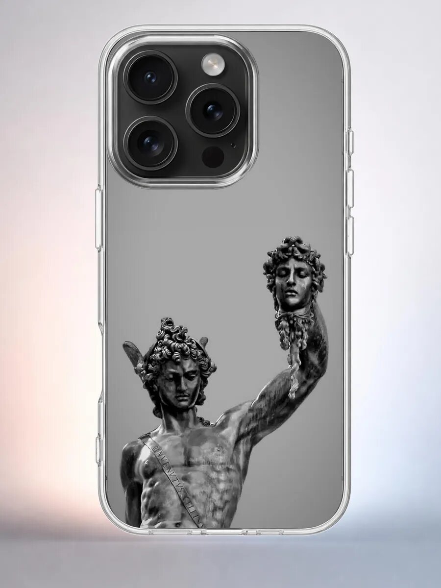Чехол iPhone 15 Pro персей силиконовый