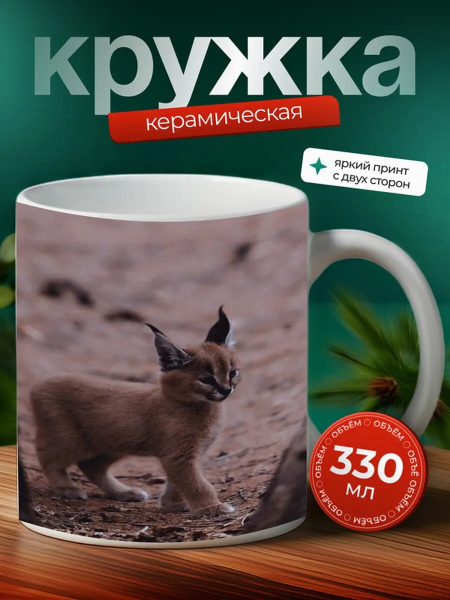 Кружка Каракал животное 20,