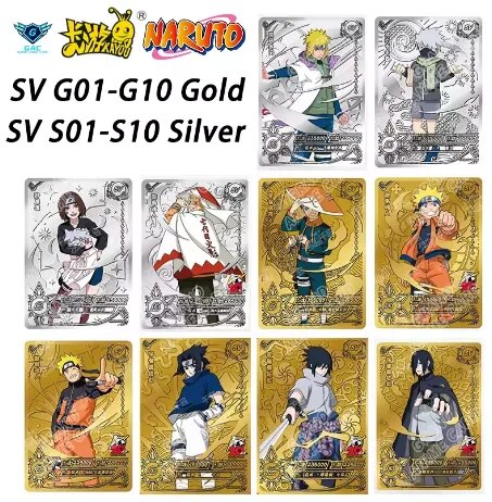 Коллекционные карты Kayou Naruto SV-Gold-Sliver 01-10