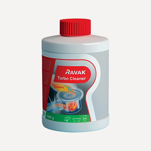 Изображение товара Средство от засоров RAVAK TurboCleaner X01105 для канализационных труб и сифонов, 1000 г