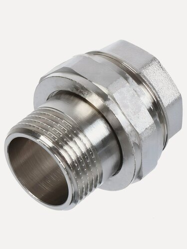 Изображение товара Американка STI 1 дюйм прямая никелированная латунь г-ш для сантехники и инженерных систем, артикул 00000000821