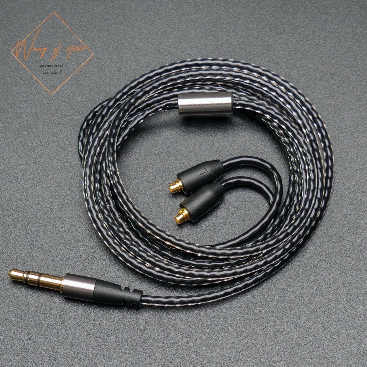 Динамики AIZUOYOU для наушников Koss Portapro Черный, MMCX BlackCable