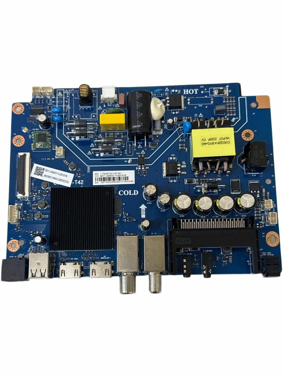 Плата основная (T. T9256T421100), для ТВ Tuvio TD43FFGTV1