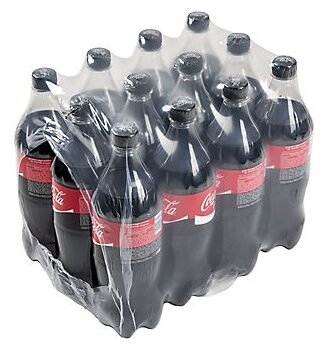 Coca-Cola Zero, 1 л, 12 шт, пластиковая бутылка (Газированный напиток Кока-Кола Зеро, без сахара, диетическая, Беларусь) — фото 1