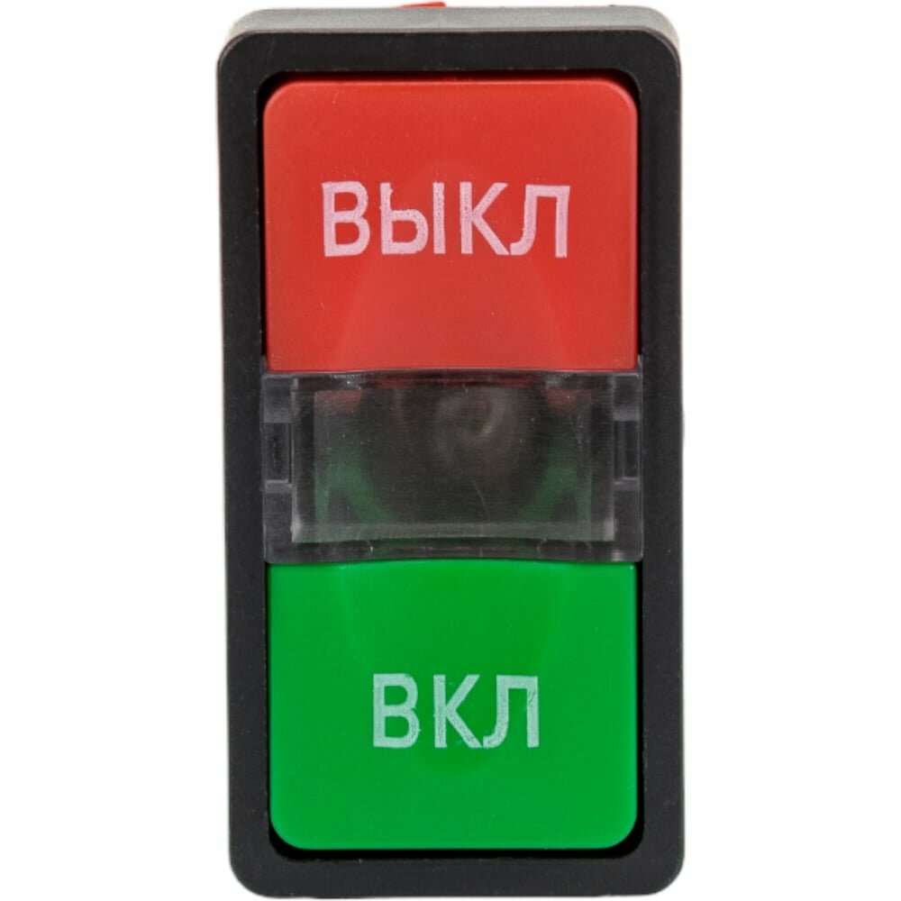 Кнопка EKF AS-22N, "Пуск-Стоп", NO+NC, прямоугольная pbn-as-rec