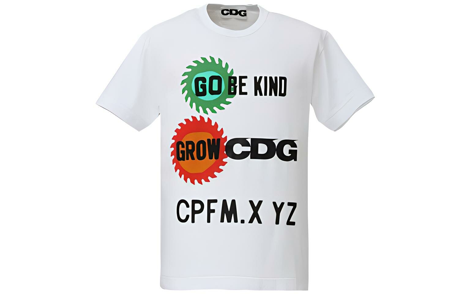 Футболка COMME des GARCONS Cactus Plant Flea Market X CDG Go Be Kind