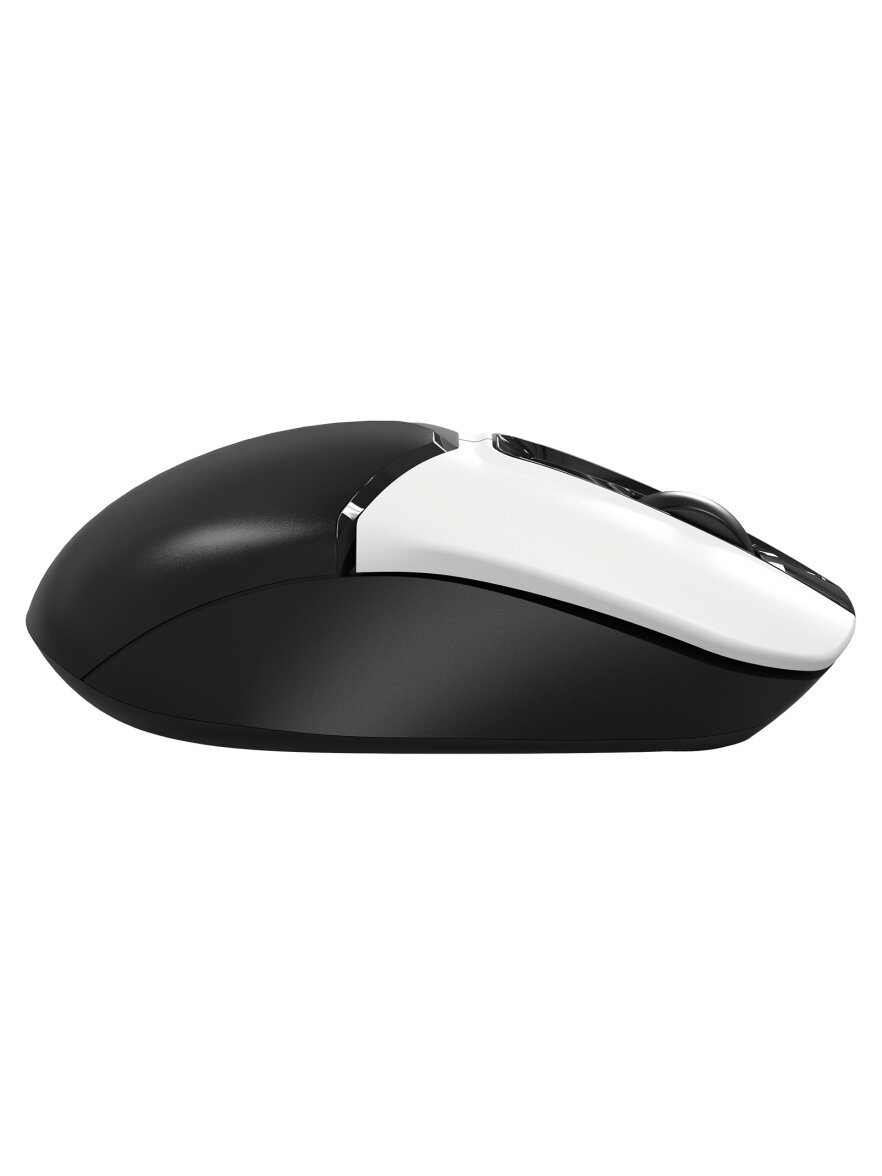 Мышь A4TECH Fstyler FG12S Panda белый/черный оптическая silent USB (1454159) — фото 1