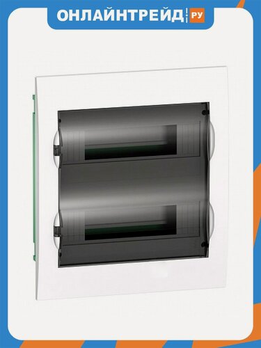 Изображение товара Бокс СП Systeme Electric (schneider Electric) SCHNEIDER ELECTRIC EASY 9 встраив. с прозр. дверью 2ряда 24мод. SchE EZ9E212S2FRU