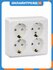 Розетка Systeme Electric (schneider Electric) SCHNEIDER ELECTRIC этюд 4-ая с/з с...