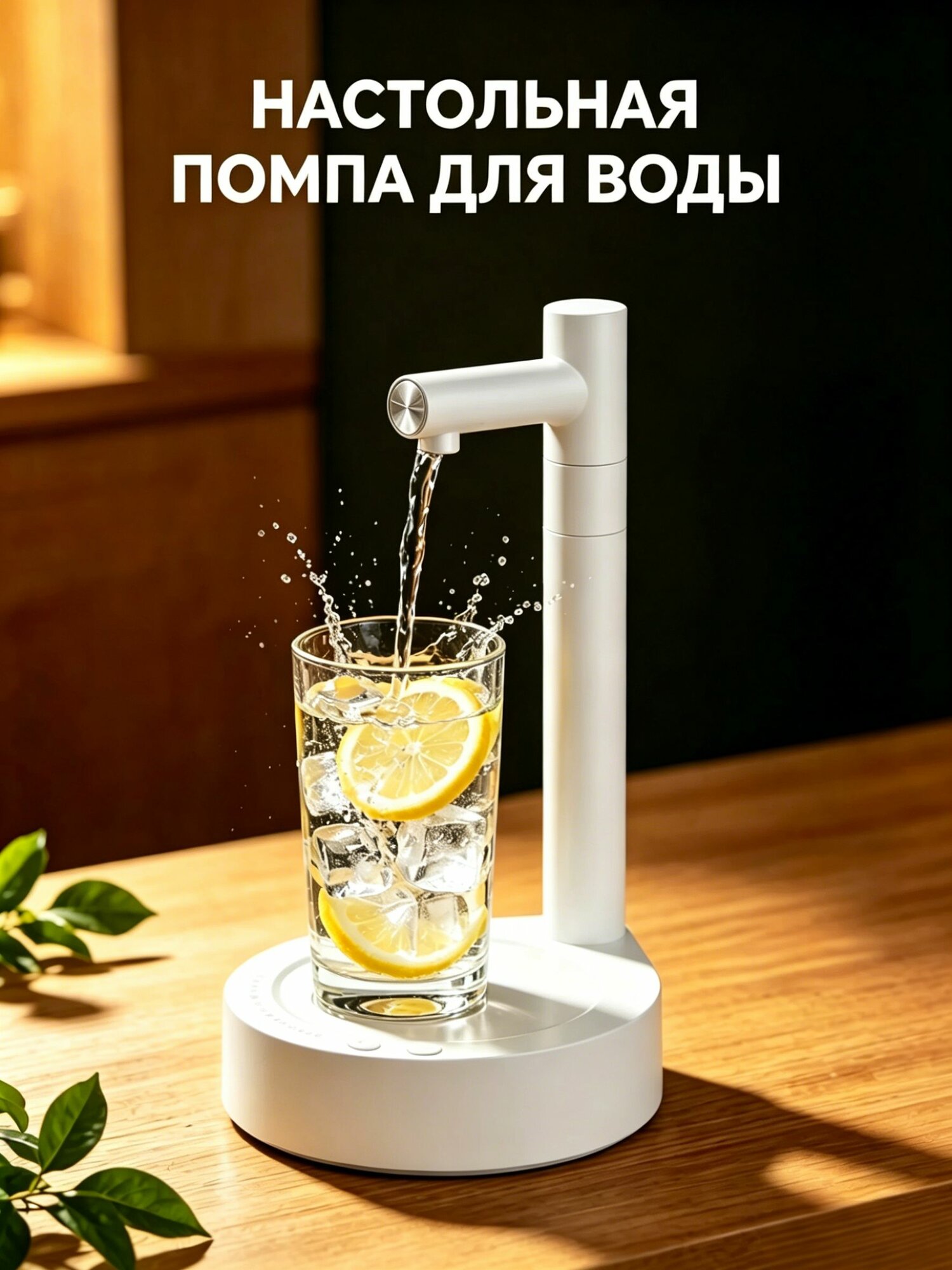 Диспенсер для воды Помпа/Настольная, Настольный интеллектуальный водяной насос — фото 1