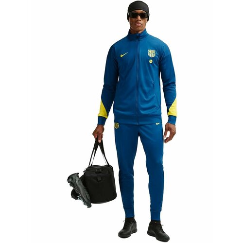 фото Костюм спортивный nike f.c. barcelona strike fourth dri-fit football tracksuit, размер s, синий
