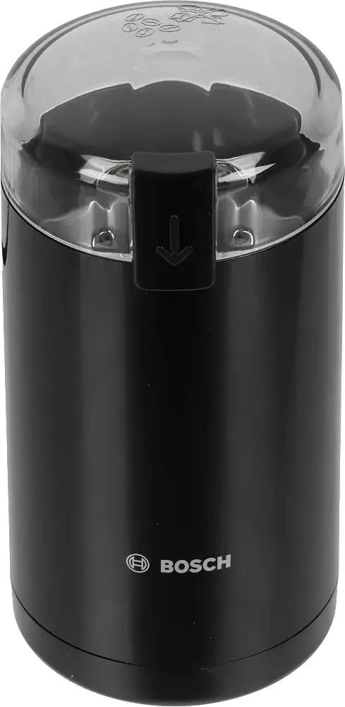Кофемолка Bosch MKM TSM6A013B, ротационный нож, 180Вт, черная, вместимость 75г