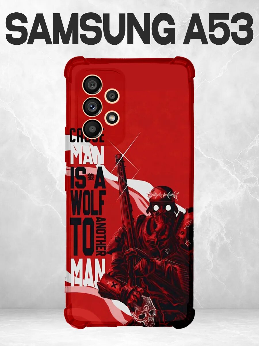 Чехол на Samsung A53 Warhammer 40000 цитата WH40K