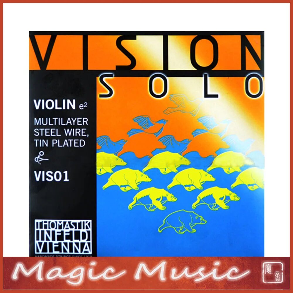 Струна для скрипки Thomastik Vision SOLO VIS01 E-тональности 4/4