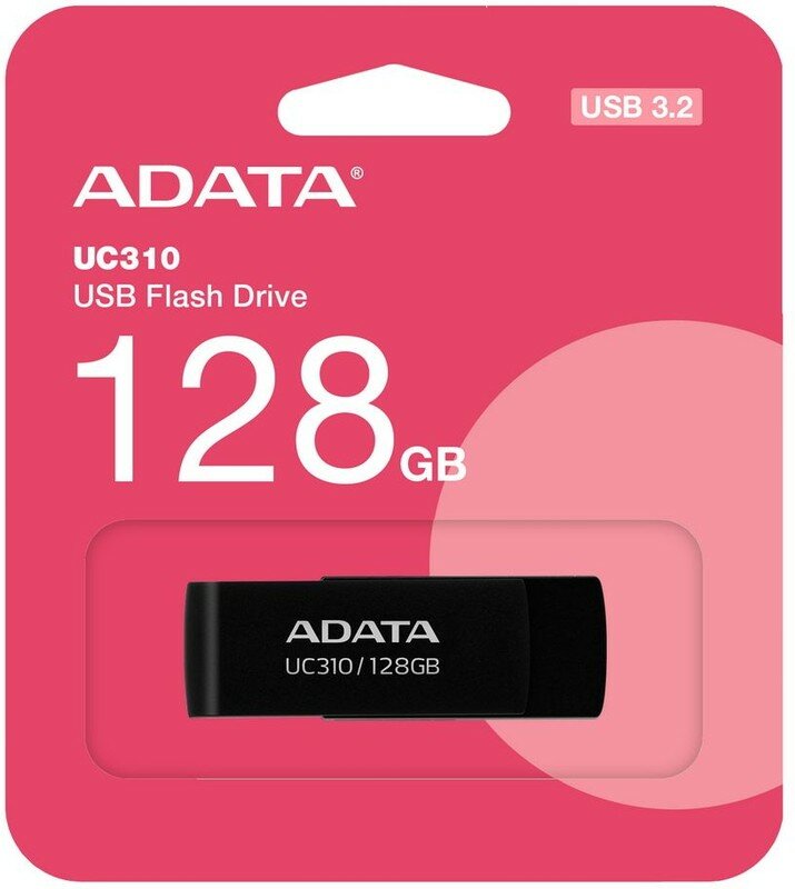 Флешка USB 3.2 A-DATA 128ГБ черный UC310-128G-RBK