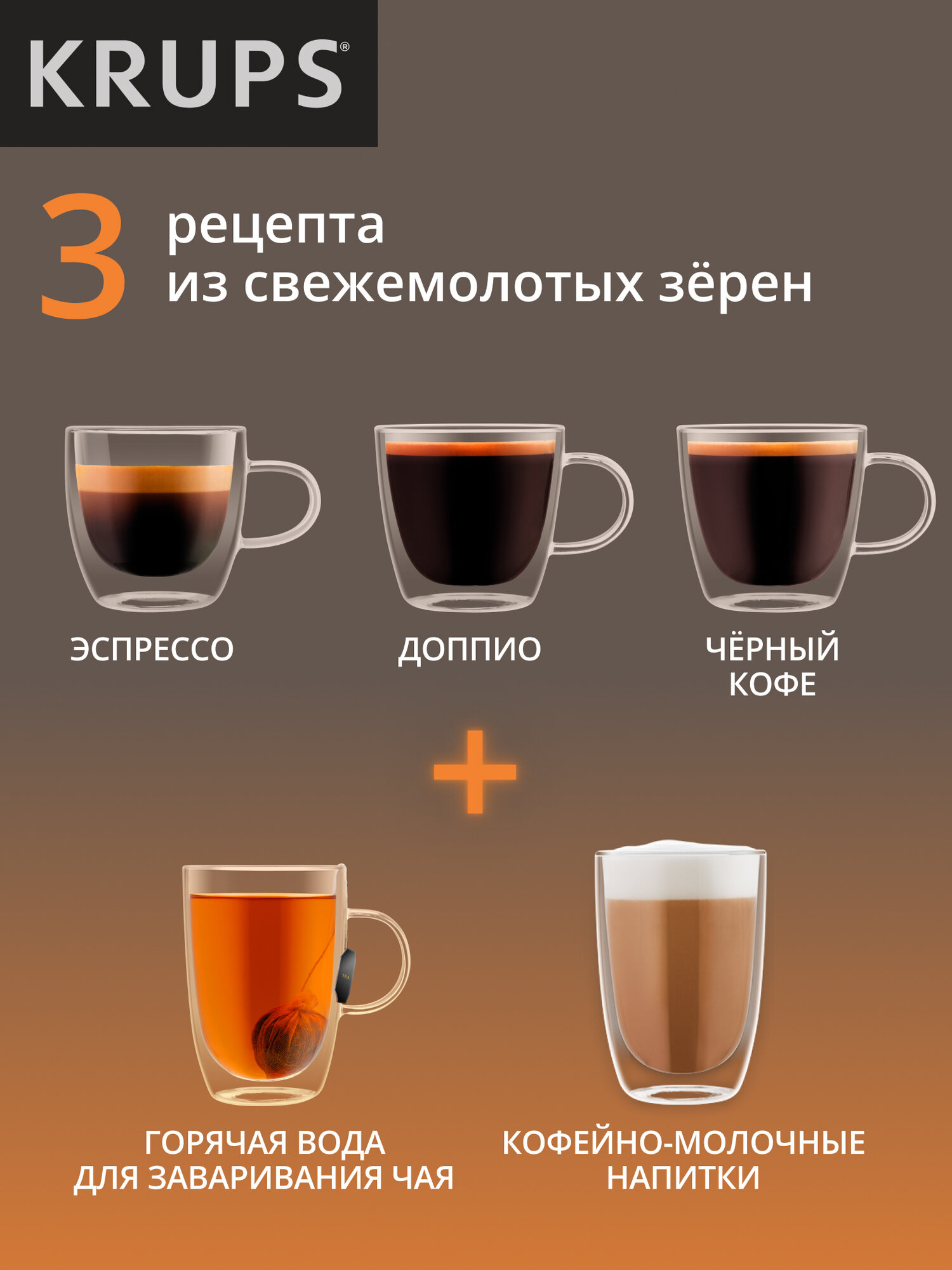 Кофемашина TEFAL Krups My Coffee + EA201BE0 — фото 1