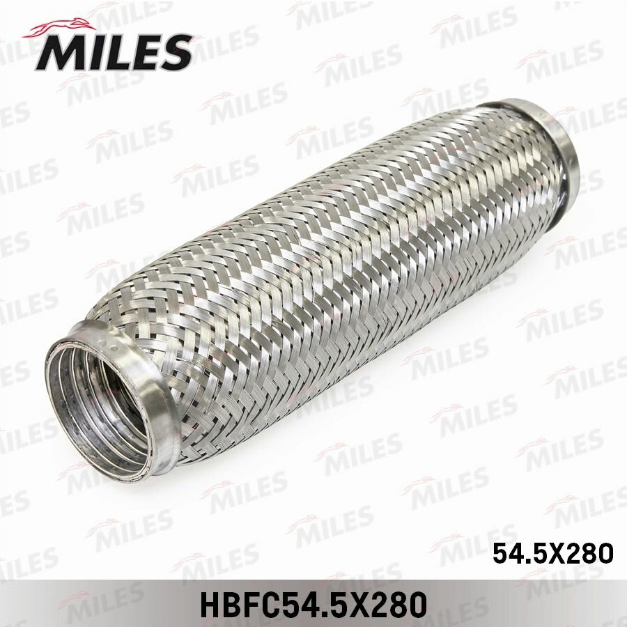 MILES Труба гофрированная (гофра) с внутренней металлорукавом 54.5X280 (BOSAL 265-337) HBFC54.5X280