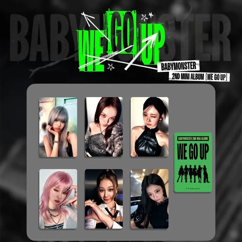 Карточки BABYMONSTERk-pop карточки коллекционные Фотокарточки 54 * 86 мм 6 шт