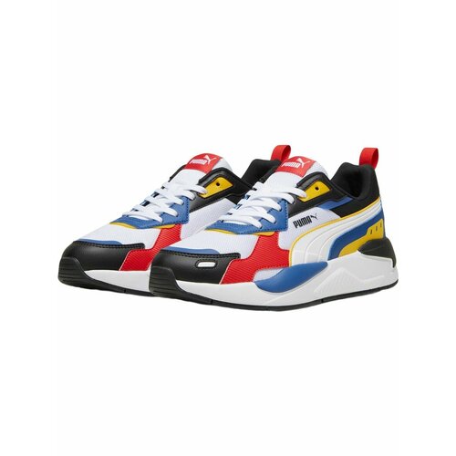 фото Кроссовки puma x-ray 3, полнота f (eu)/ на среднюю стопу, размер 5 uk, белый, черный, красный, синий