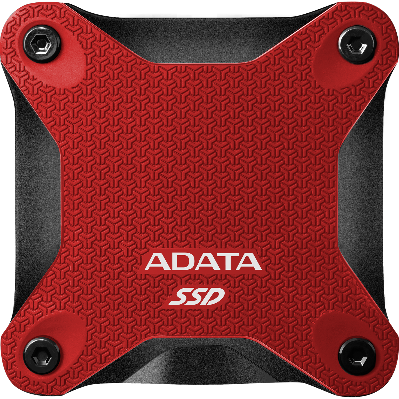Внешний накопитель ADATA SD620, SSD 2 ТБ, USB 3.2 Gen 2 Type-A, чтение 520 МБ/с, запись 460 МБ/с, красный SD620-2TCRD
