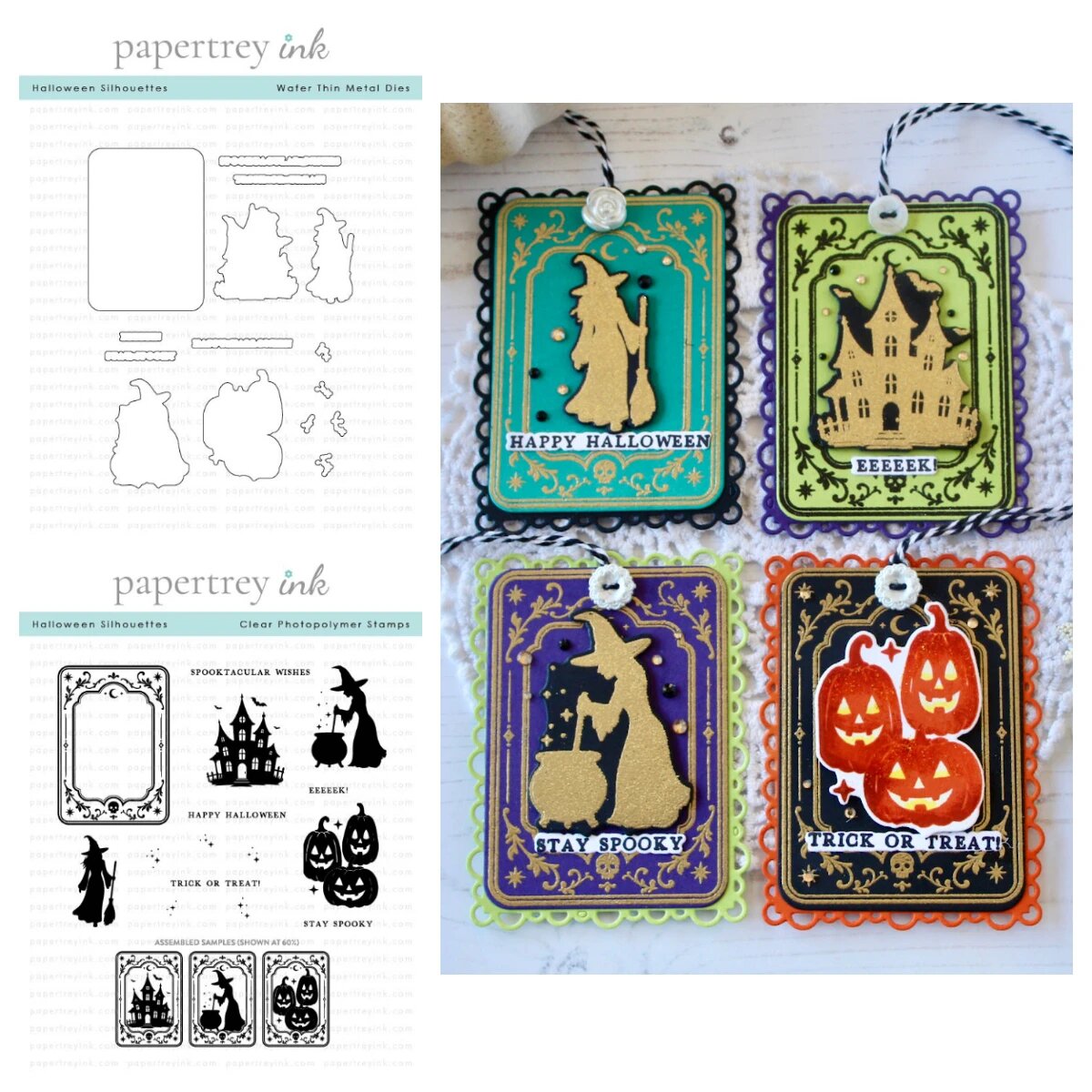 Papertrey Ink набор для скрапбукинга "Собери призрака" P0316-A set 2