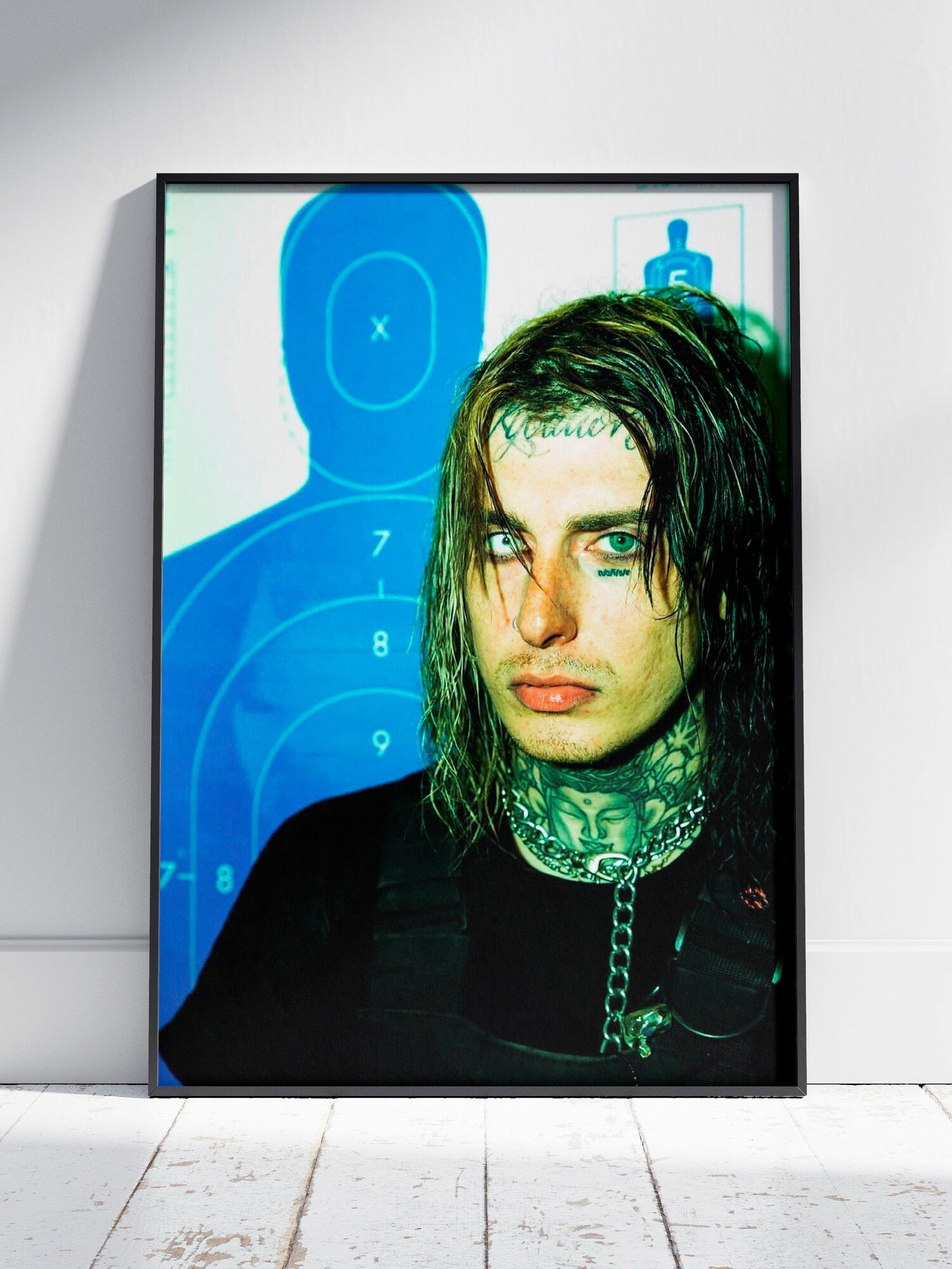 Плакат на стену для интерьера Ghostemane (Гоустмейн 4) - Постер по музыке и артисту формата A4 (21x30 см)