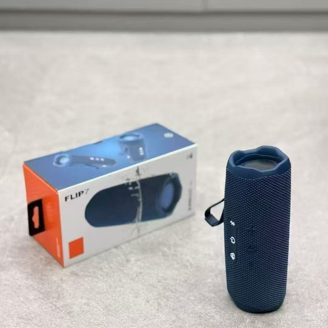 Портативная беспроводная Bluetooth-колонка FLIP7, водонепроницаемая, с басом, для улицы, велосипеда, бега, миниатюрная