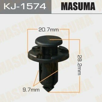 Клипса автомобильная KJ-1574 (Subaru) 50 шт. MASUMA